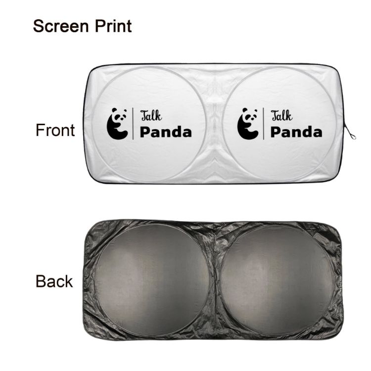 Picture of Twin Circular Light-blocking Car Sun Shade