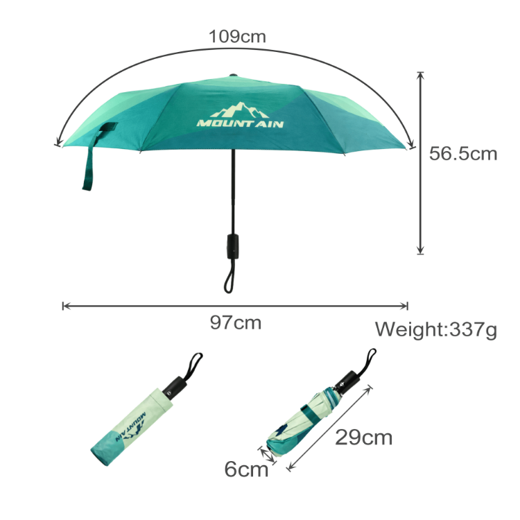 Picture of 21'' Automatic Compact Folding Umbrella
