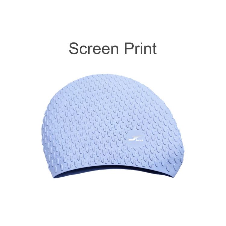 Picture of Premium Silicone Swimming Cap-Water Droplets