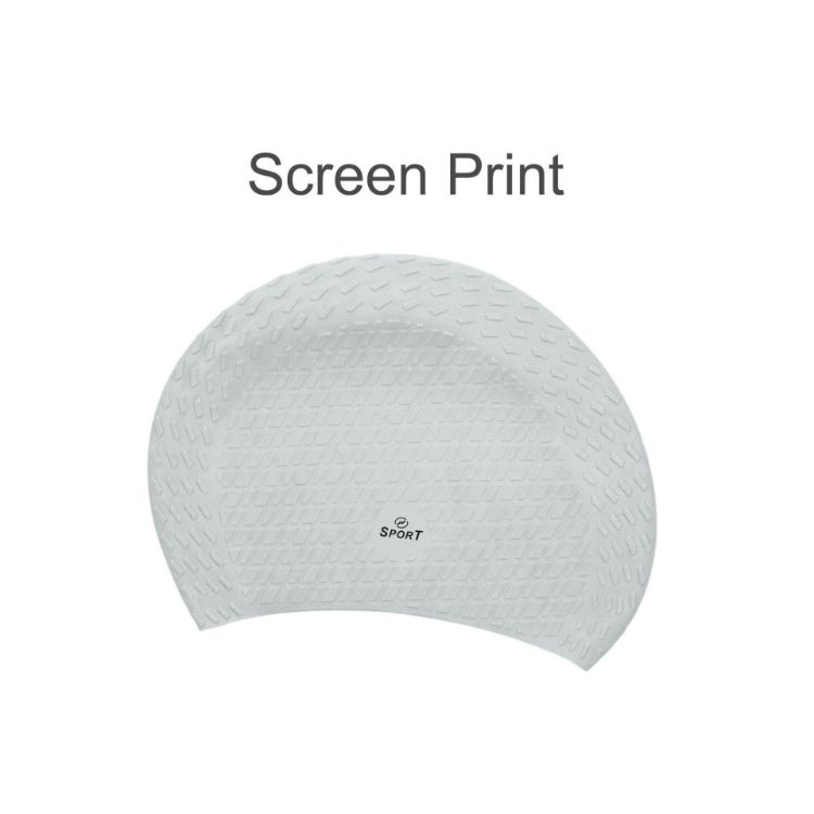 Picture of Premium Silicone Swimming Cap-Cube Grains