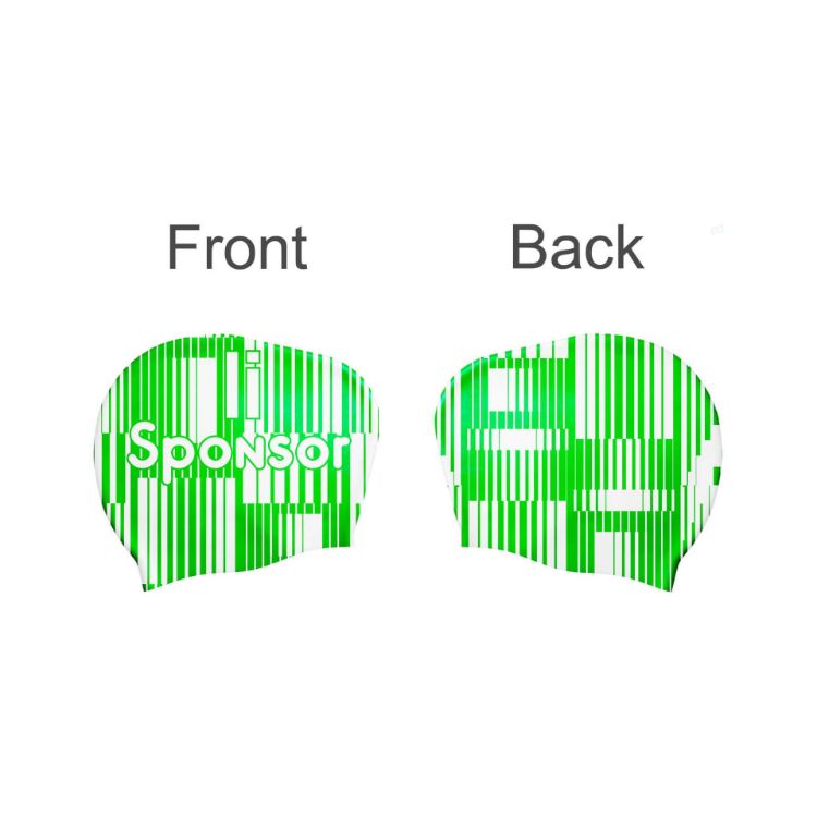 Picture of Silicone Swim Cap for Women with Long Hair