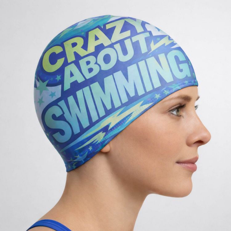 Picture of Full Colour Polyester Swimming Cap