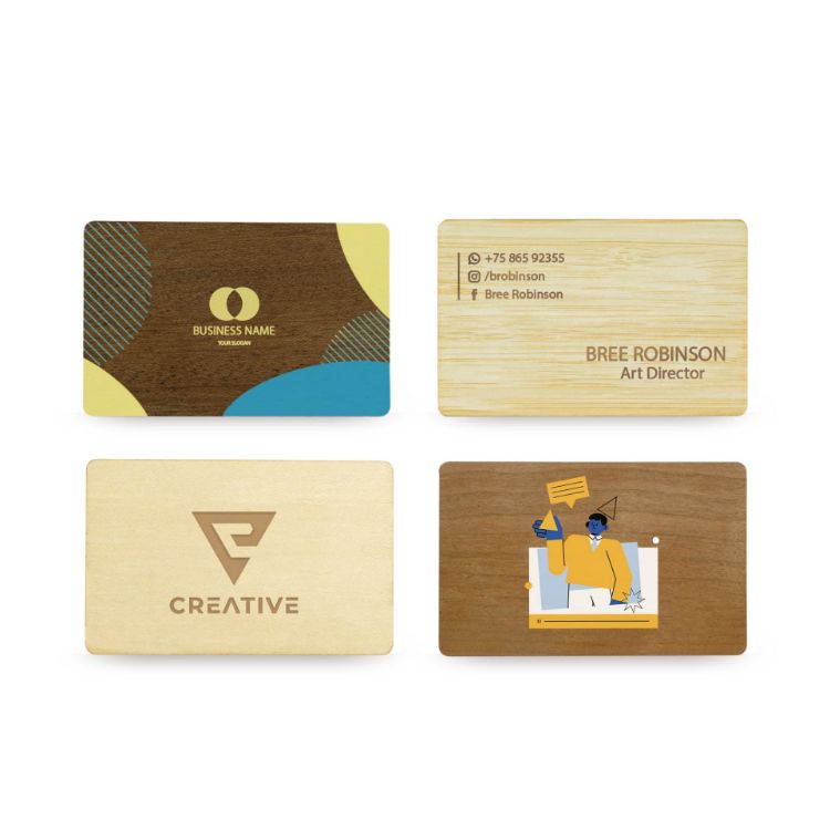 Picture of NFC Bamboo Business Card