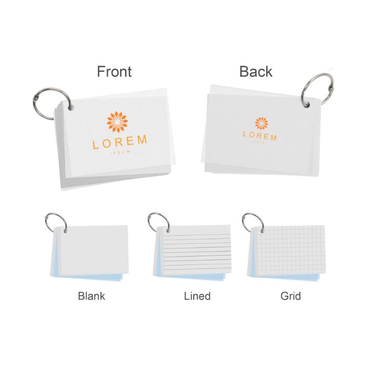 Picture of A7 PP Cover Index Cards with Ring