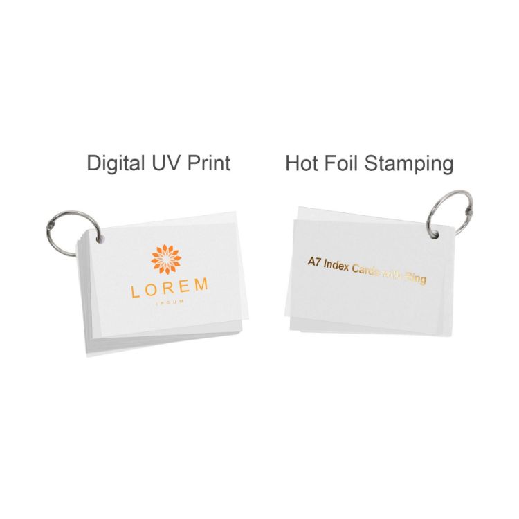 Picture of A7 PP Cover Index Cards with Ring