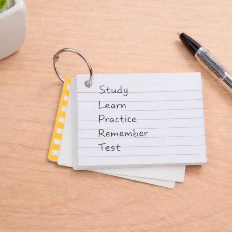 Picture of A7 Index Cards with Ring