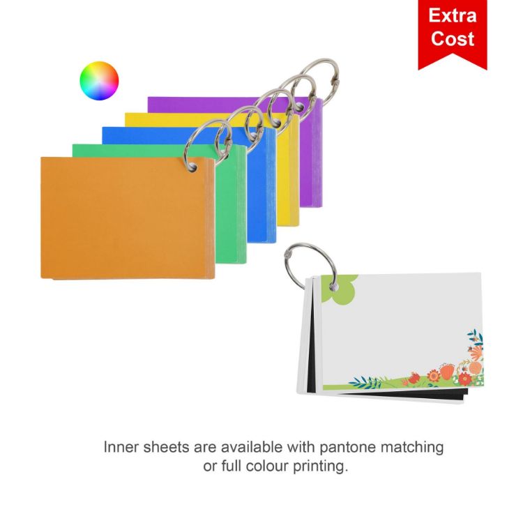 Picture of A7 Pearlescent Index Cards with Ring