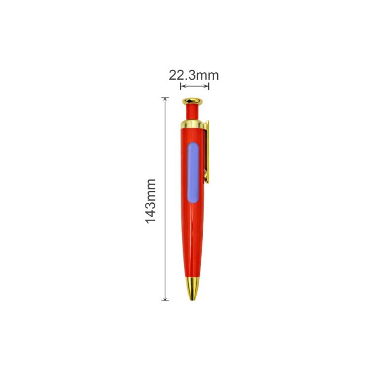 Picture of Rocket Shape Spin Message Pen