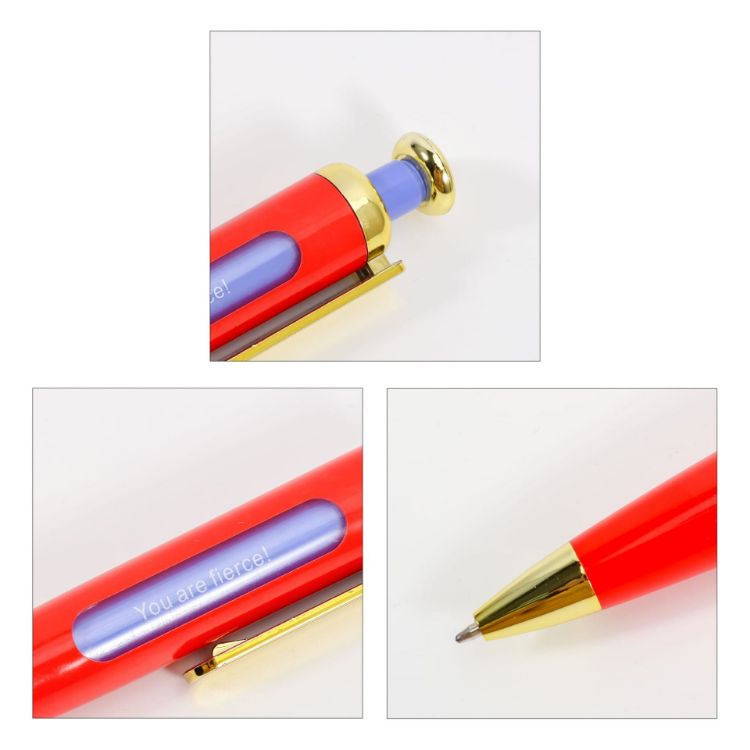 Picture of Rocket Shape Spin Message Pen