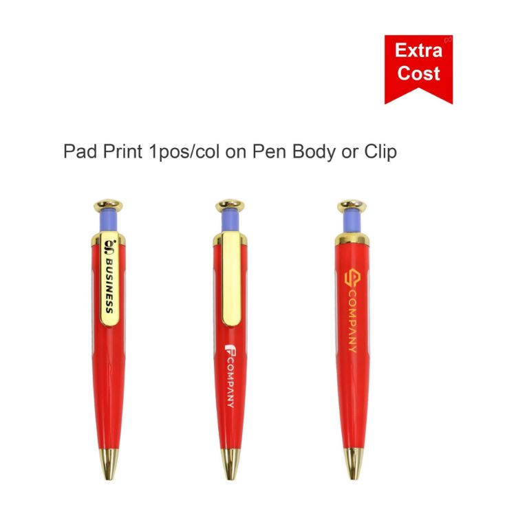 Picture of Rocket Shape Spin Message Pen