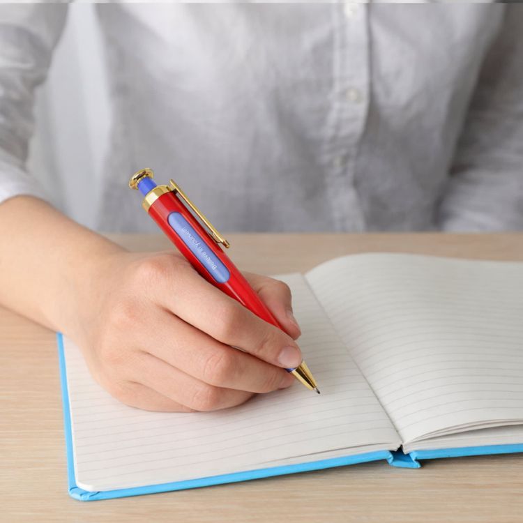 Picture of Rocket Shape Spin Message Pen