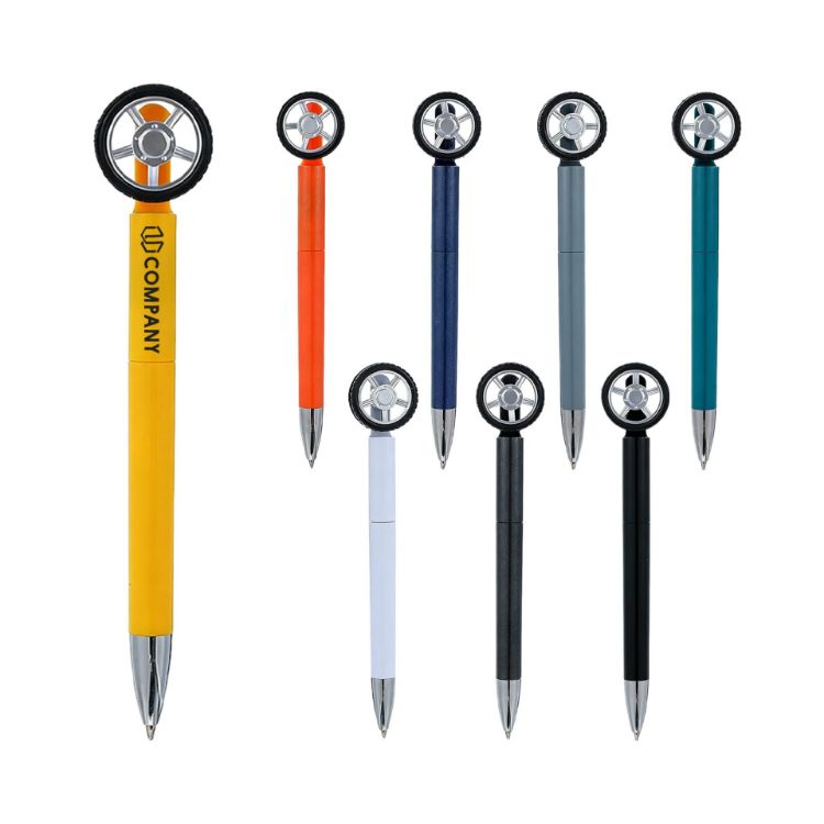 Picture of Fidget Spin Tyre Shape Pen