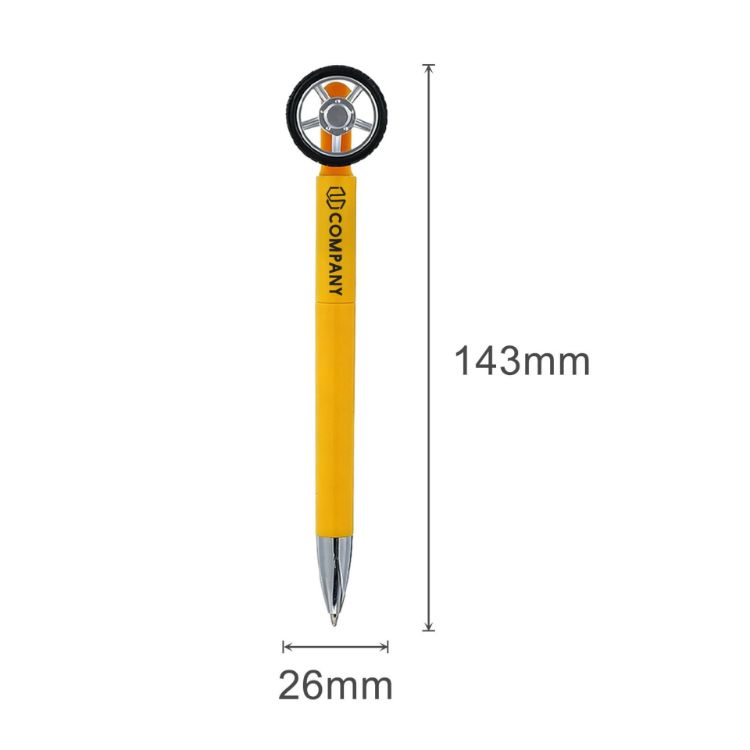 Picture of Fidget Spin Tyre Shape Pen