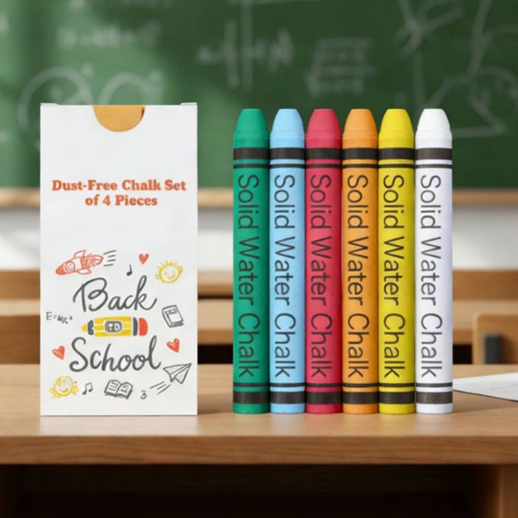 Picture of Dust-Free Chalk Set of 4 Sticks