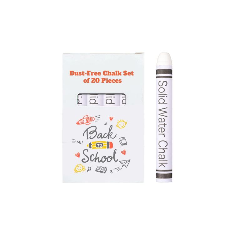 Picture of Dust-Free Chalk Set of 20 Sticks