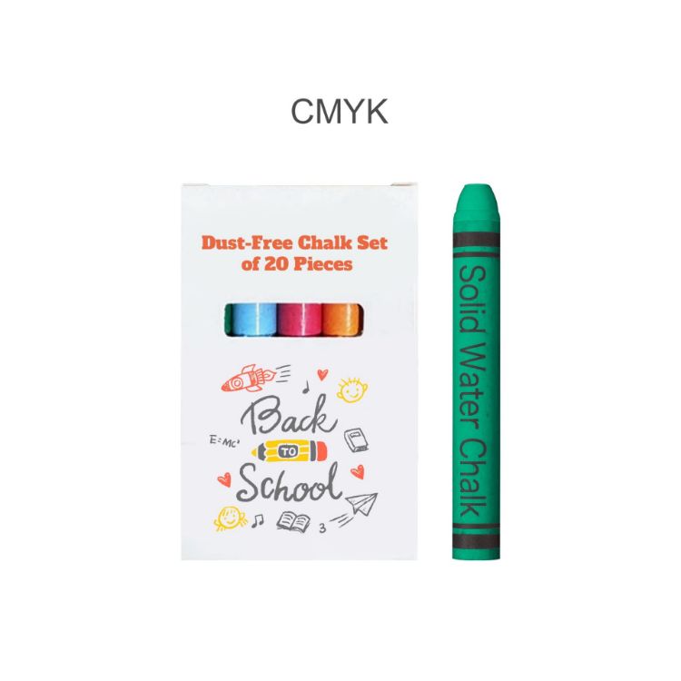 Picture of Dust-Free Chalk Set of 20 Sticks