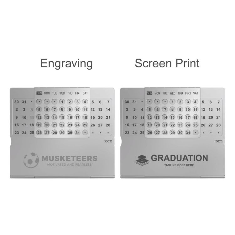 Picture of Aluminium Desk Calendar
