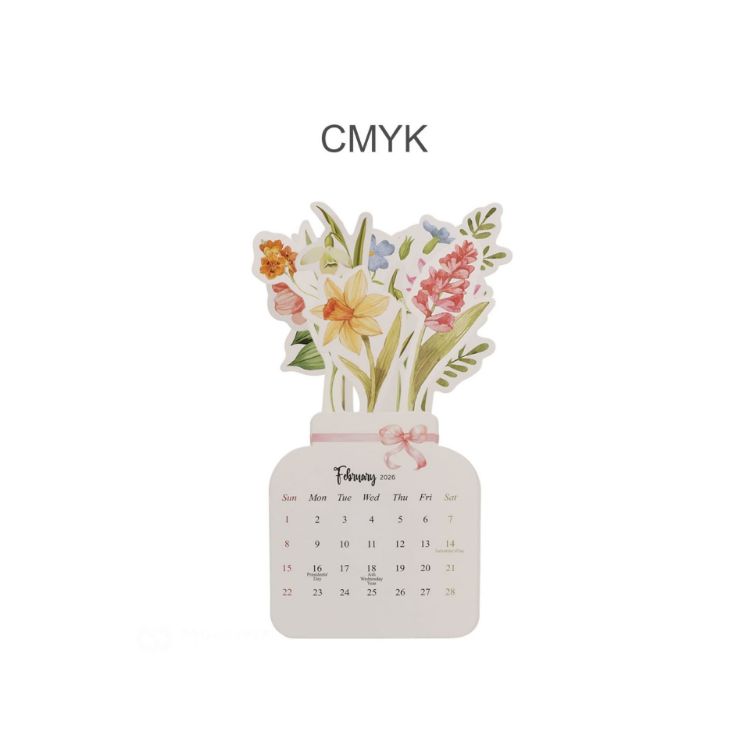 Picture of Flowers Desk Calendar