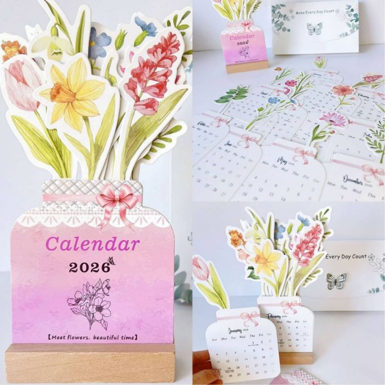 Picture of Flowers Desk Calendar