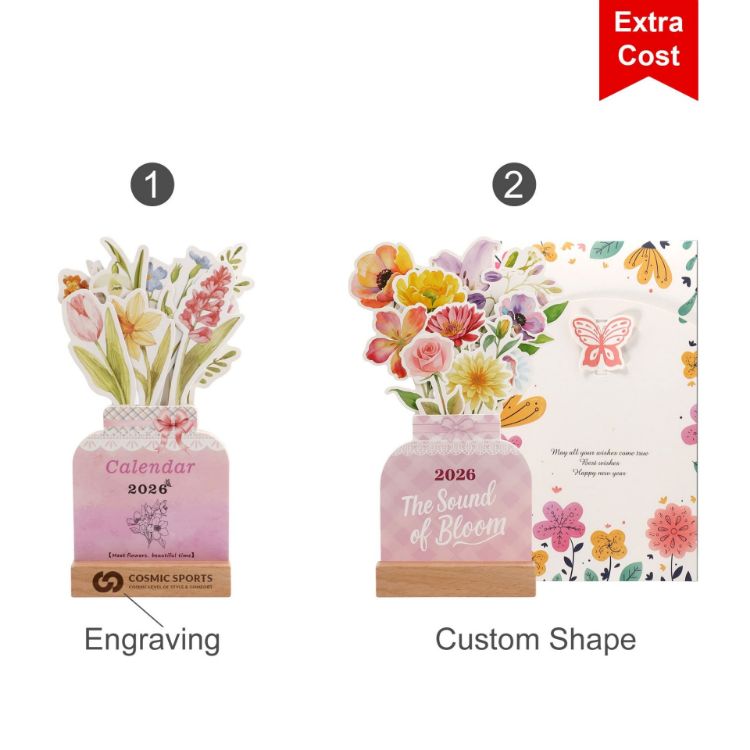 Picture of Flowers Desk Calendar