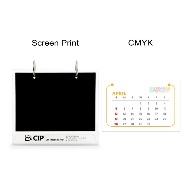 Picture of Acrylic Desk Calendar and Photo Album Organizer