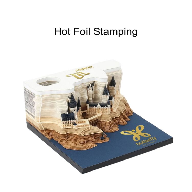Picture of 3D Paper Carving Notepad Weekly Calendar