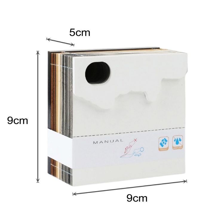 Picture of 3D Paper Carving Notepad Weekly Calendar