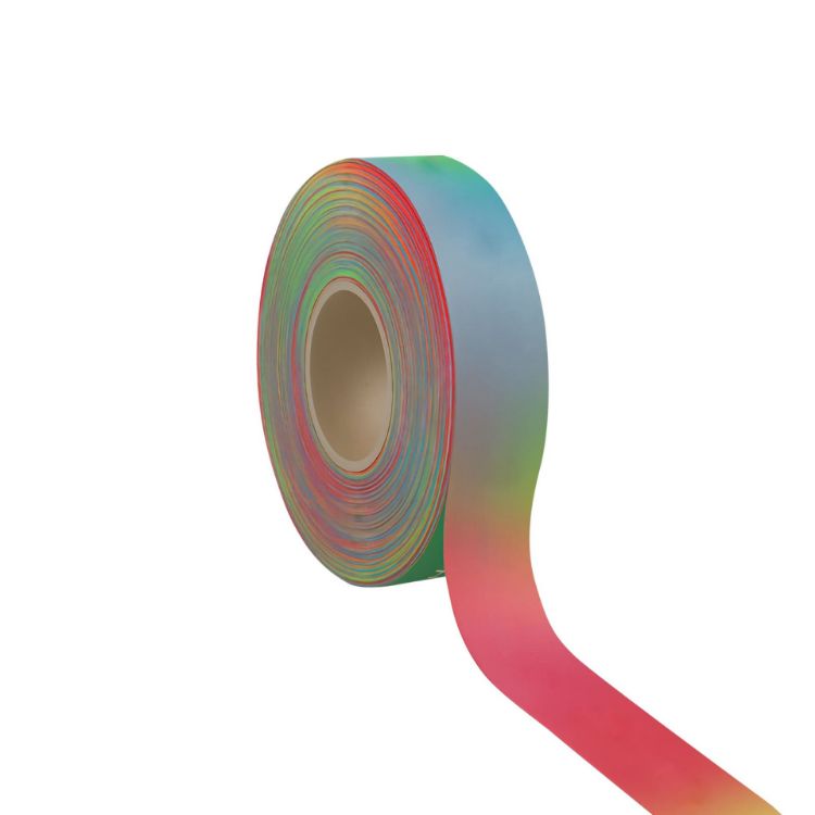 Picture of 19mm Rainbow Satin Polyester Ribbon