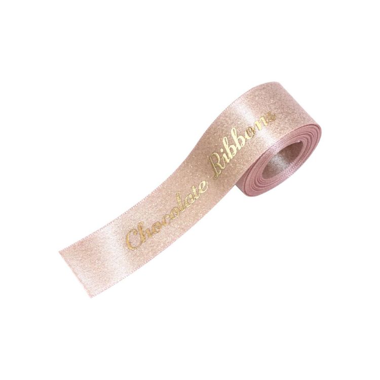 Picture of 16mm Glitter Gold Purl Satin Ribbon
