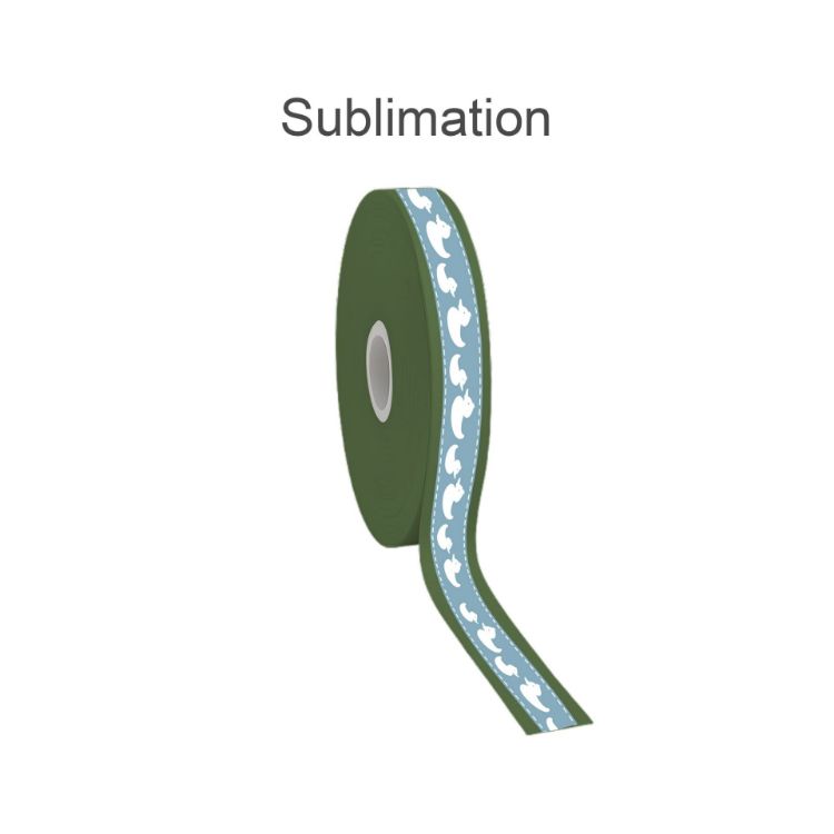 Picture of 16mm RPET Full Colour Printed Satin Polyest Ribbon