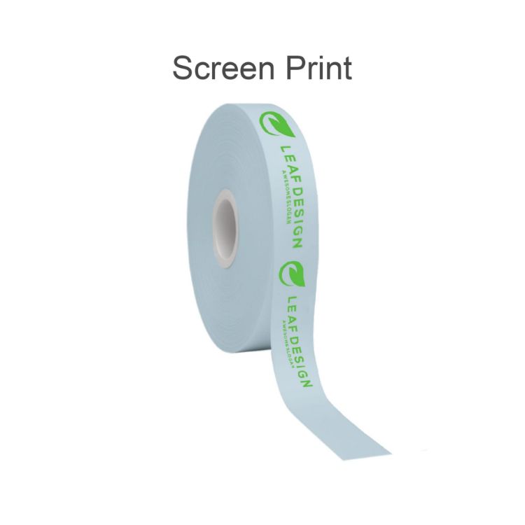 Picture of 16mm RPET Screen Printed Satin Polyester Ribbon