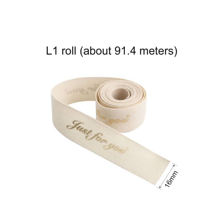 Picture of 16mm Hot Stamping Cotton Ribbon