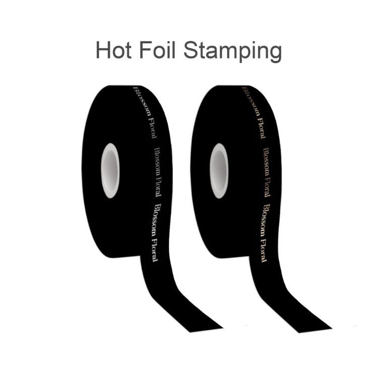 Picture of 16mm Hot Stamping Satin Polyester Ribbon
