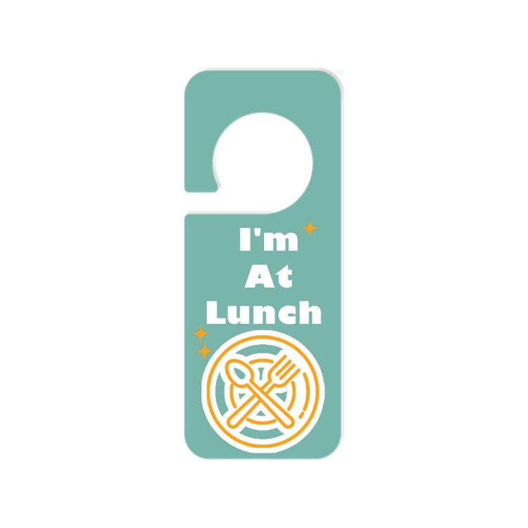 Picture of Custom Shape Acrylic Door Hanger