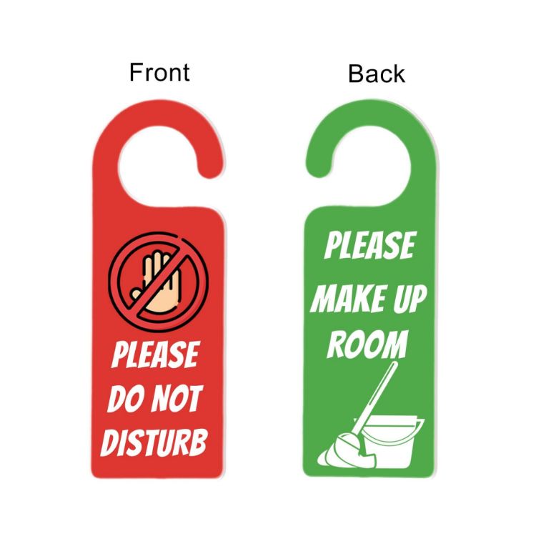 Picture of Custom Shape Acrylic Door Hanger