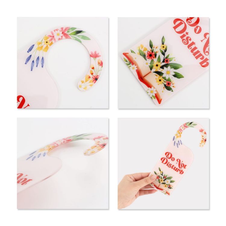 Picture of Custom Shape Acrylic Door Hanger