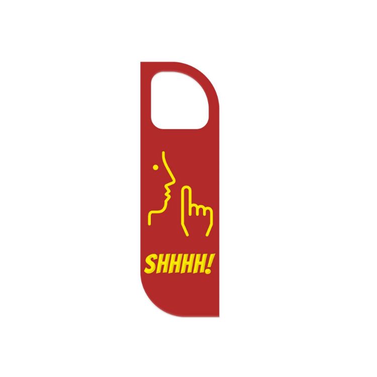 Picture of Custom Shape PVC Door Hanger