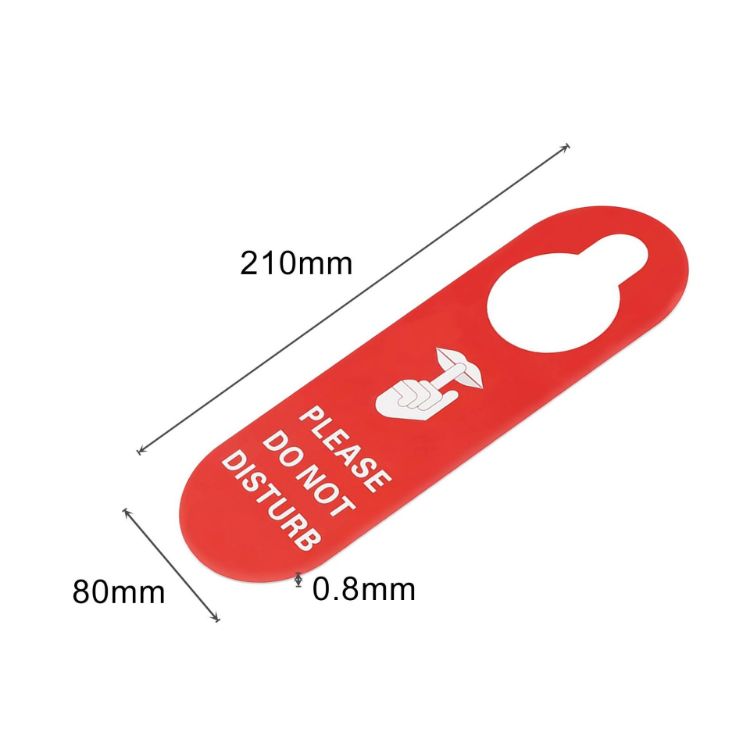 Picture of Custom Shape PVC Door Hanger