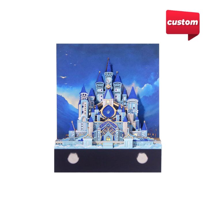 Picture of 3D Paper-Cut Sculpture Notepad with Hanging Loop