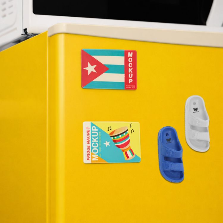 Picture of Slides Shape Fridge Magnets