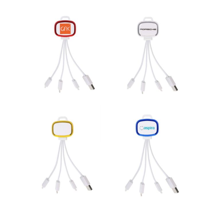 Picture of LED Charging Cable with Multiple Connectors