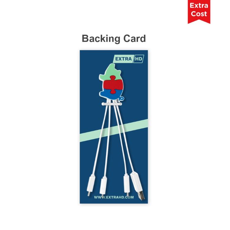 Picture of LED Charging Cable with Multiple Connectors