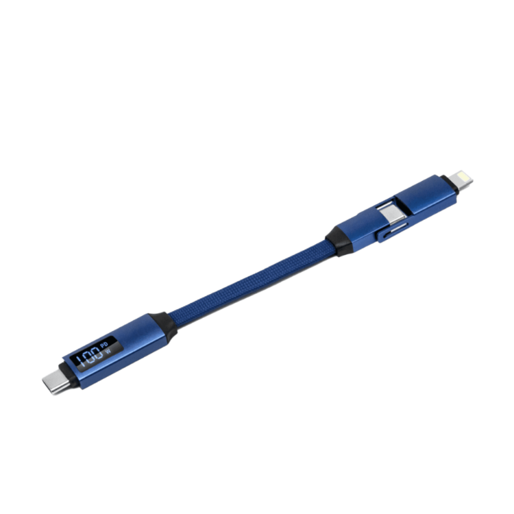 Picture of 100W 3-In-1 Aluminium Charging Cable with Digital Display