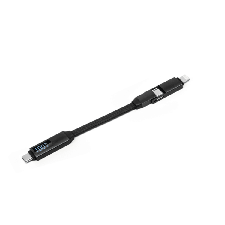 Picture of 100W 3-In-1 Aluminium Charging Cable with Digital Display