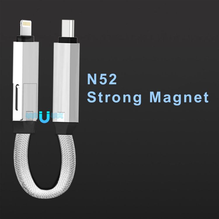 Picture of 100W 3-In-1 Aluminium Charging Cable with Digital Display