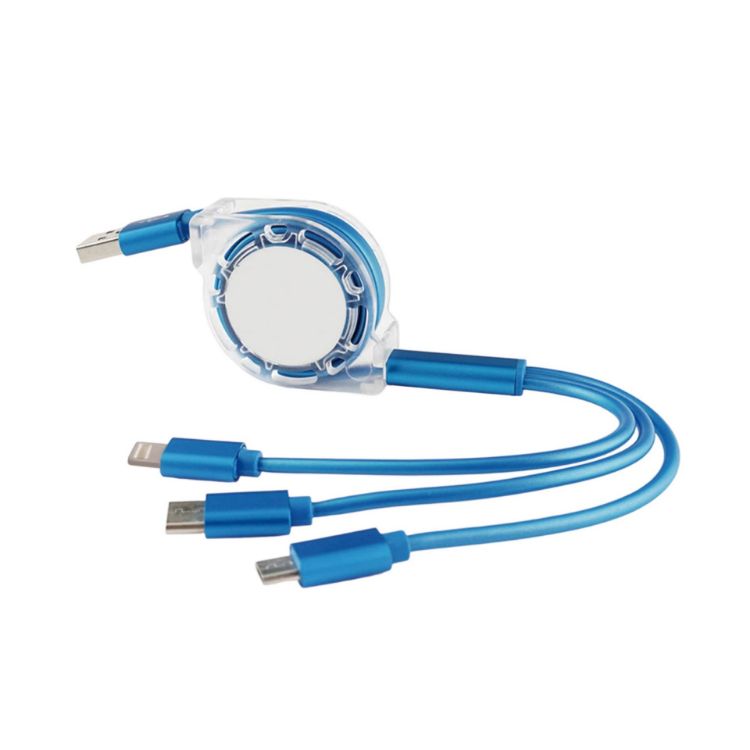 Picture of 3-in-1 Retractable Charging Cable