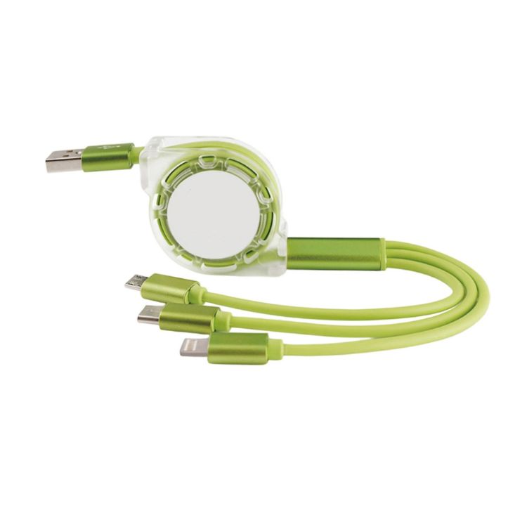 Picture of 3-in-1 Retractable Charging Cable