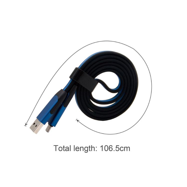 Picture of 60W 6-in-1 Long Braided Charging Cable