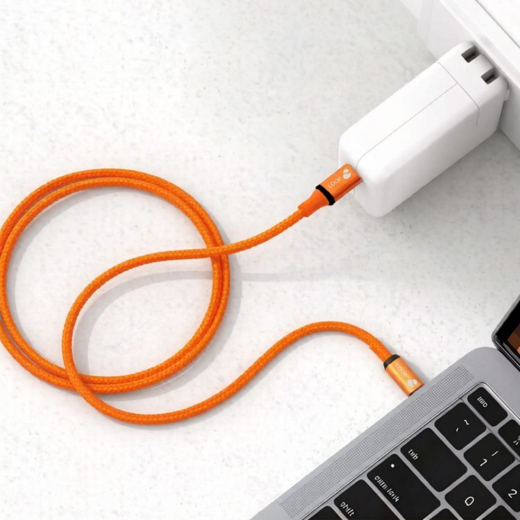 Picture of 100W Magnetic Flat Braided Charging Cable