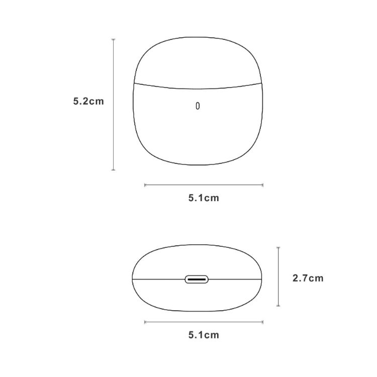 Picture of Semi in-Ear Wireless Earbuds